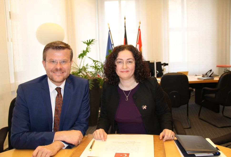 Başkonsolos Fatma Taşan Cebeci, Belediye Başkanı Marcus König’i Ziyaret Etti