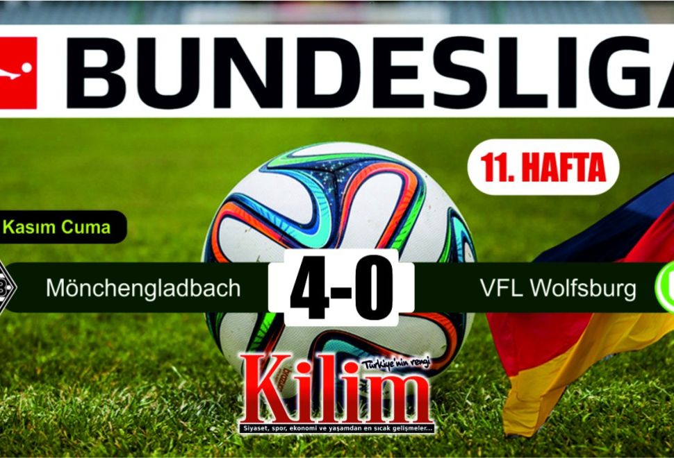 Borussia Mönchengladbach, Wolfsburg'u 4-0'la Geçti 