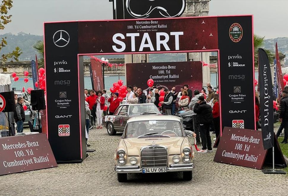 Mercedes-Benz 100. Yıl Cumhuriyet Rallisi İstanbul'da Başladı