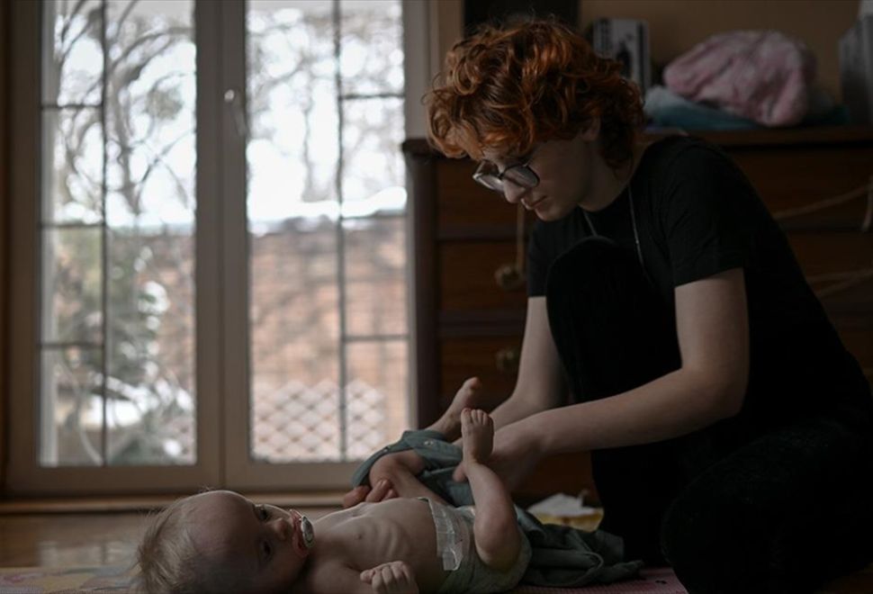 Harkiv'de Savaş Nedeniyle Kimsesiz Kalan Hasta ve Engelli Çocukların Koruyucu Annesi Mariya