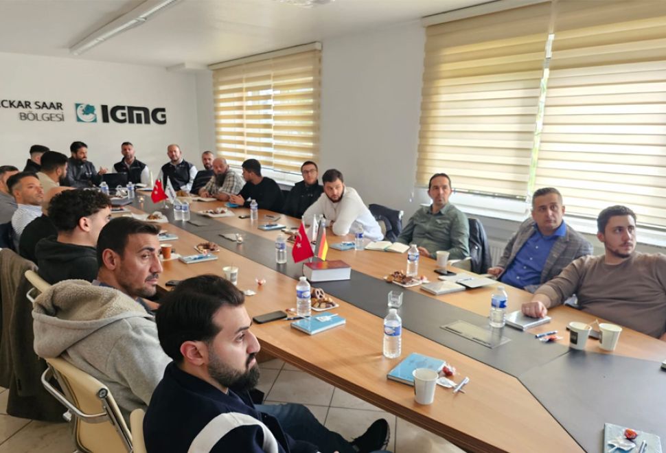 IGMG RNS Bölgesi İnsani Yardım ve Sosyal Hizmetler Başkanları Toplandı