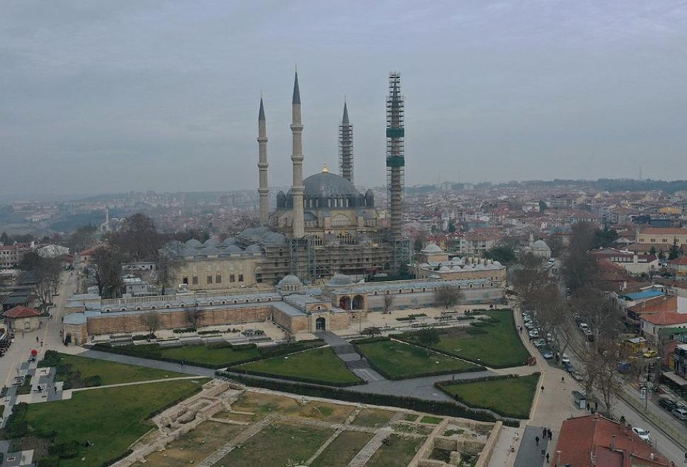Restorasyondaki Selimiye Camisi Geçen Yıl Çok Sayıda Ziyaretçi Çekti