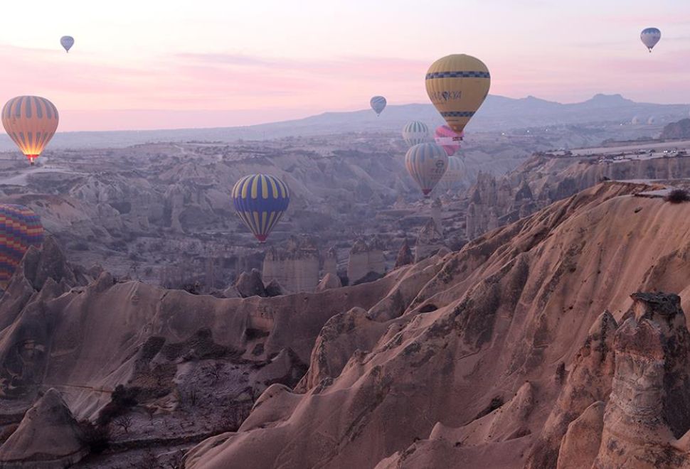 Kapadokya'da Geçen Yıl 615 Binden Çok Turist Balon Turuna Katıldı
