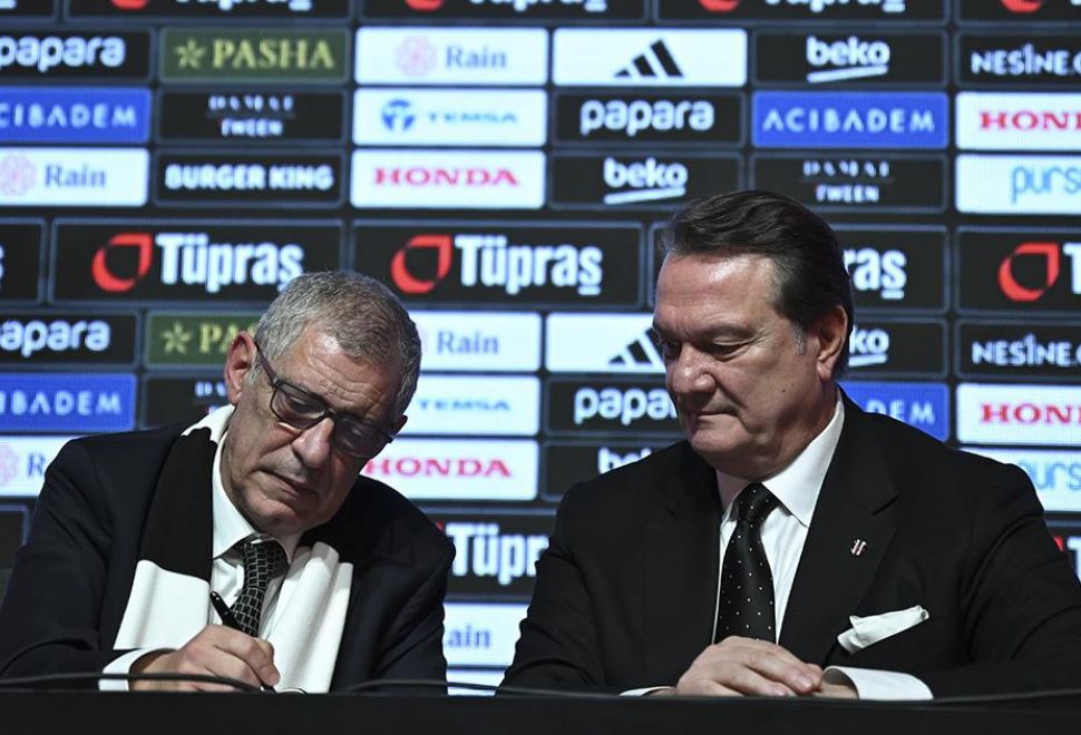 Beşiktaş, Yeni Teknik Direktörü Fernando Santos'la Sözleşme İmzaladı
