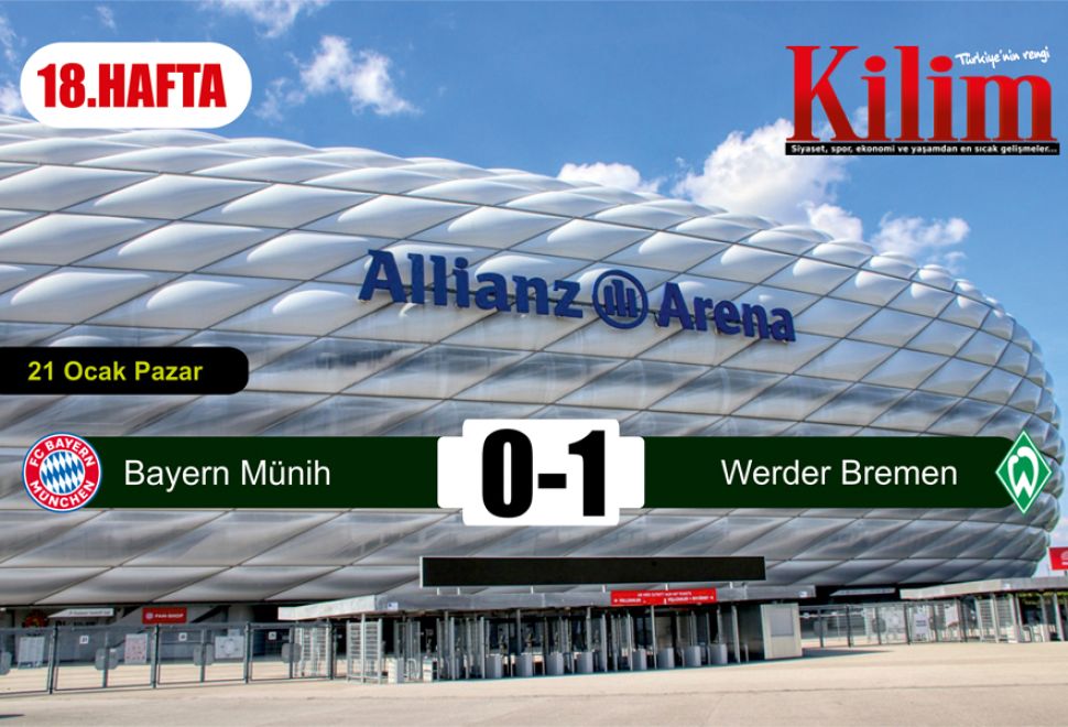 Bayern Münih, Werder Bremen'e Takıldı