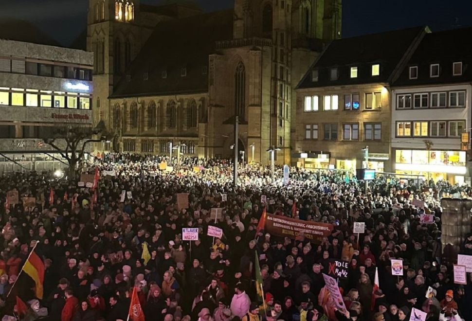 Heilbronn'da Aşırı Sağcılar Protesto Edildi