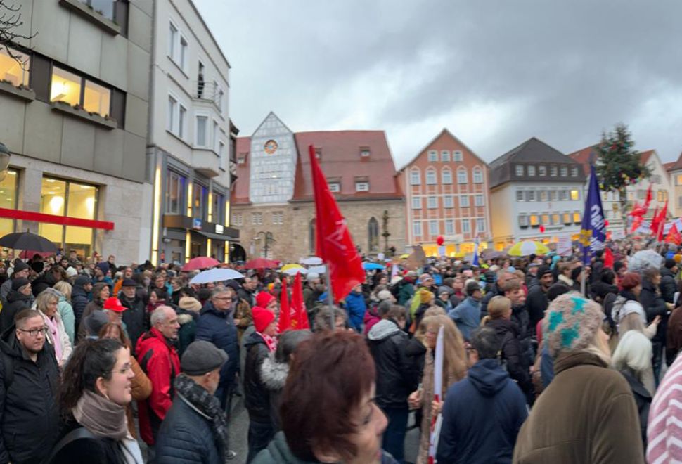 Reutlingen’de Irkçılığa ve Aşırı Sağa Karşı Protesto