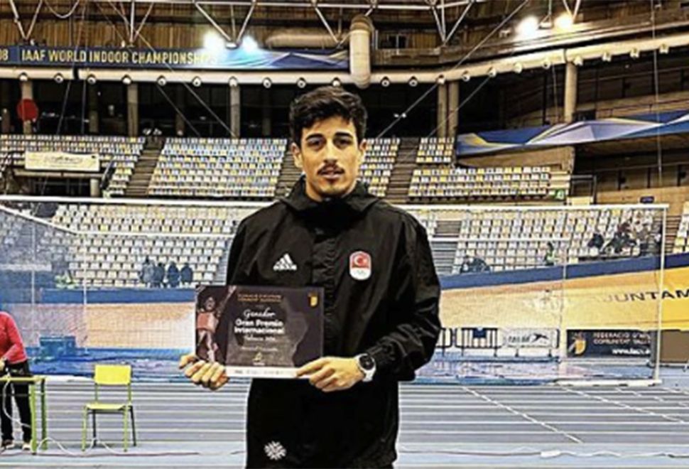 Milli Atlet Mehmet Çelik, İspanya'daki Yarışmada Birinci Oldu