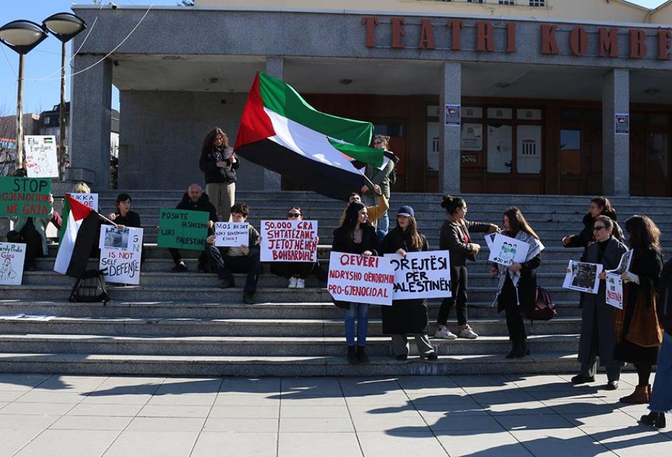 İsrail'in Refah Kentine Yönelik Saldırıları Kosova’da Protesto Edildi