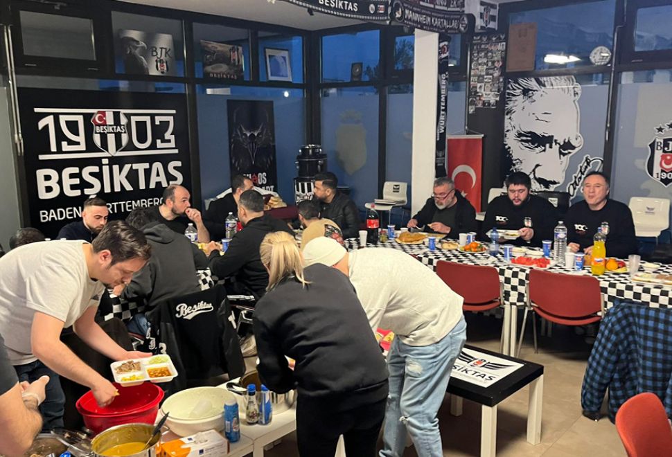 Beşiktaş Baden Württemberg Derneği, Yeni Taşındıkları Lokalde İlk İftar Programını Düzenledi
