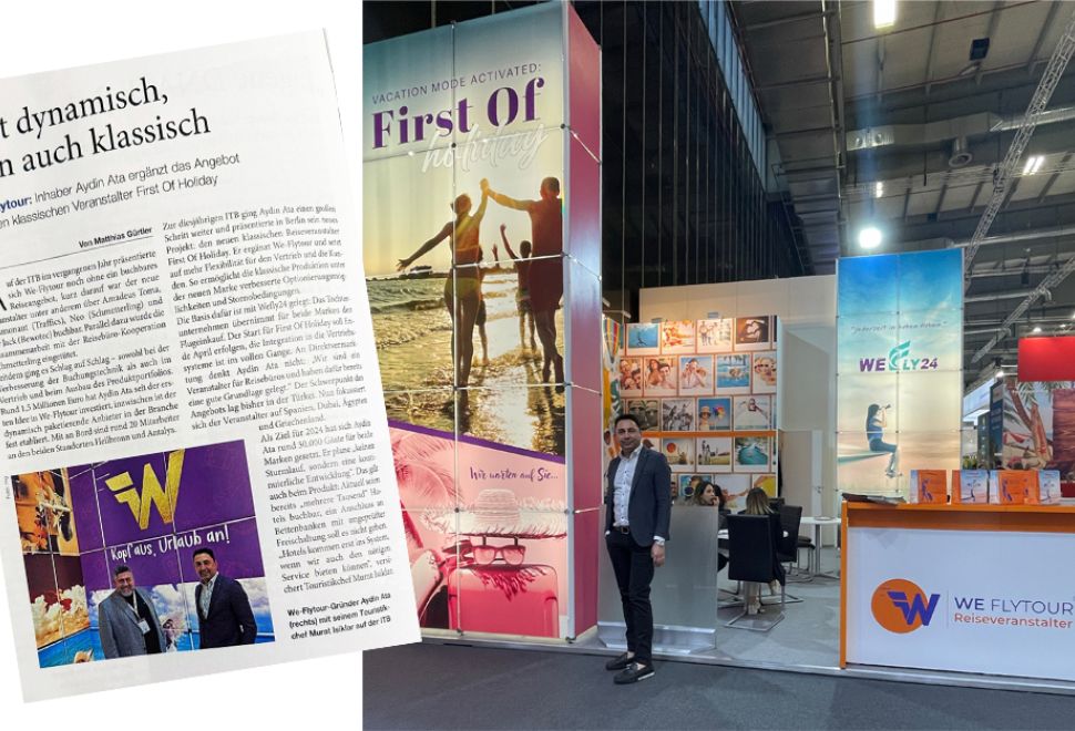 We-Flytour CEO'su Aydın Ata Alman Basınında