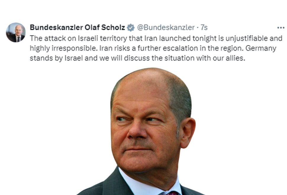 Almanya Başbakanı Olaf Scholz, İran'ın İsrail'e Yönelik Hava Saldırılarını Kınadı