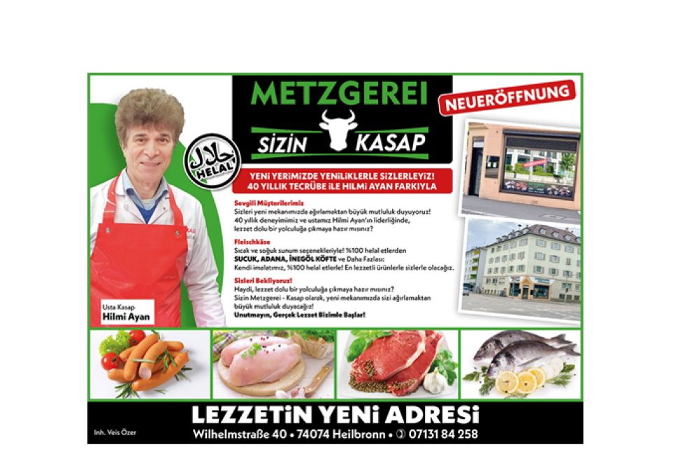 Heilbronn’de ‘Sizin Kasap’ Açıldı