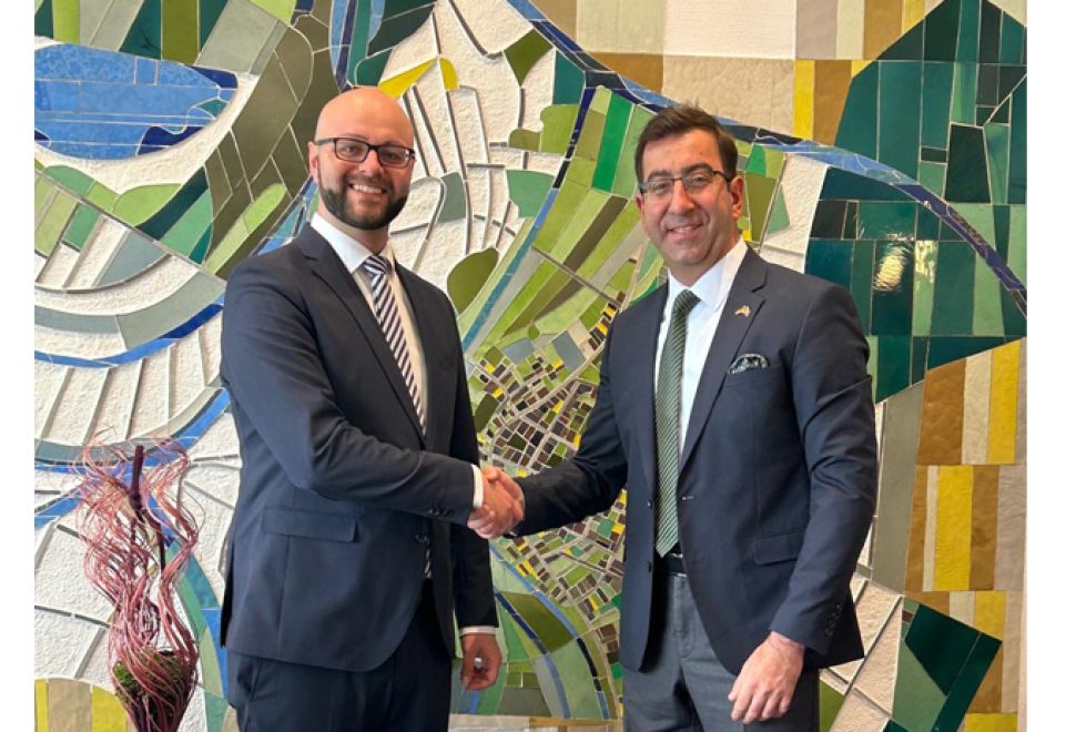 Karlsruhe Başkonsolosu Sezgin, Eggenstein-Leopoldshafen Belediye Başkanı’nı Ziyaret Etti