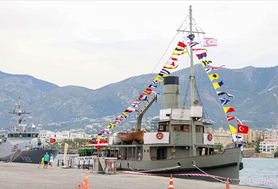 TCG Nusret Müze Gemisi KKTC'de Ziyaretçilere Açıldı