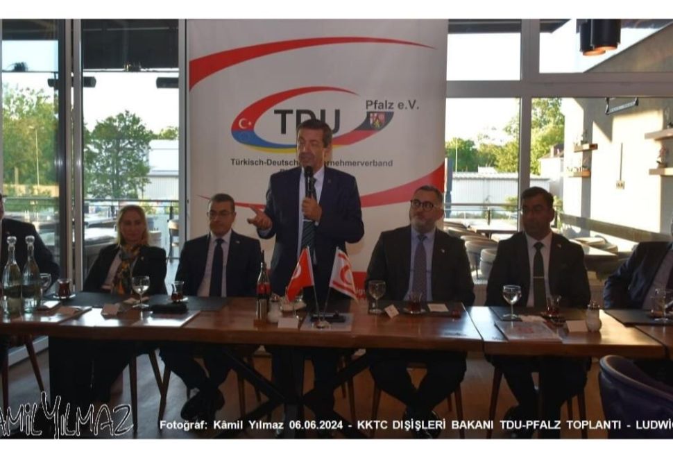TDU Pfalz Kıbrıs Türk Dışişleri Bakanını Misafir Etti