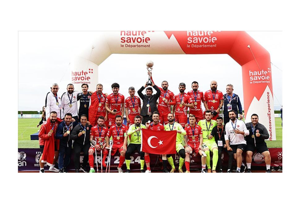 Ampute Milli Takımı, İspanya'yı 3-0 Yenerek Şampiyon Oldu