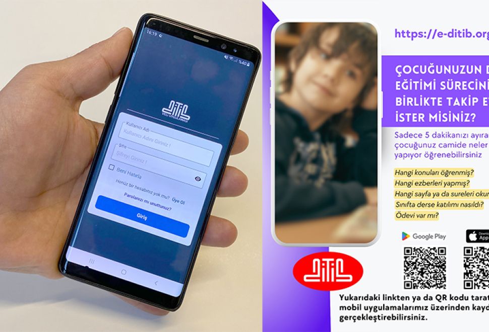 “e-DİTİB Veli Bilgilendirme Sistemi” dönemi hayata geçti