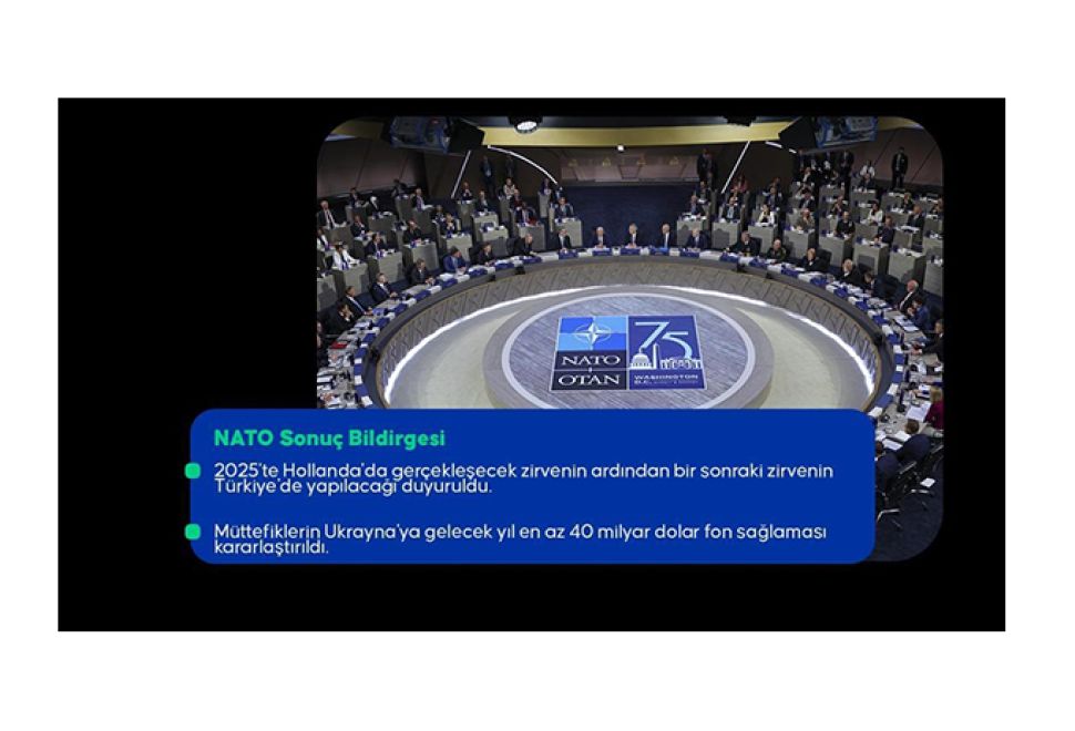NATO, 2025 Sonrası Zirvesini Türkiye'de Düzenleyecek