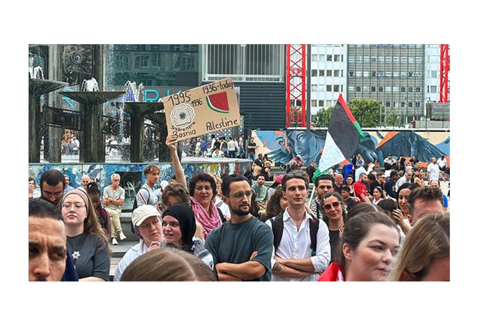 Berlin’de Srebrenitsa'nın 29. Yılında Gazze'ye Dikkat Çekildi