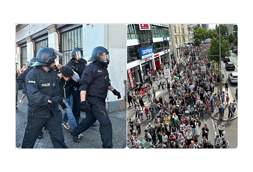 Berlin'de Filistin'e Destek Eylemi Gözaltılarla Sonuçlandı