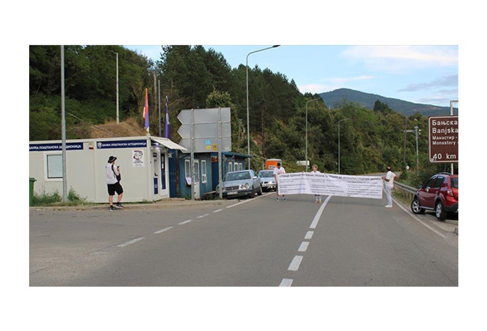 Sırbistan-Kosova Sınırında Yol Kapatma Eylemi