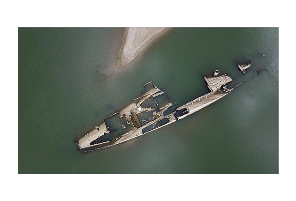 Tuna Nehri'nde Alman Savaş Gemisi Ortaya Çıktı