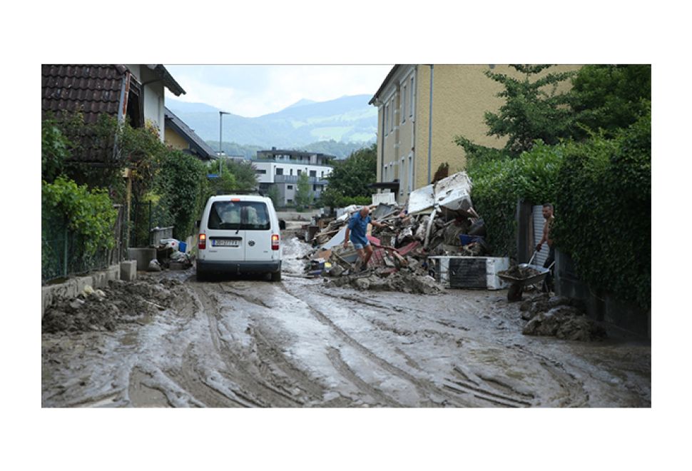 Avusturya'da 24 Yerleşim Yeri Afet Bölgesi İlan Edildi