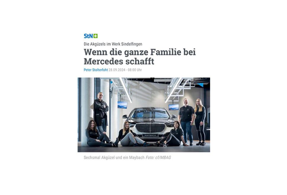 Akgüzel Ailesinin 4 Kızı ve Anne - Baba, 6 Kişi Mercedes Firmasında Çalışıyor