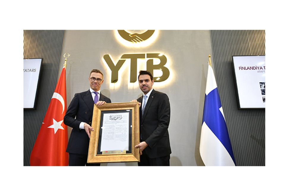 ‘Finlandiya Tatarları’ Kitabı Finlandiya Cumhurbaşkanı Stubb’ın Katılımıyla YTB’de Tanıtıldı 