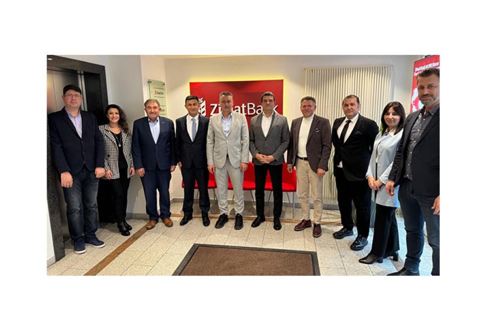 MÜSİAD Hessen'den Ziraat Bank International AG'ye Nezaket Ziyareti