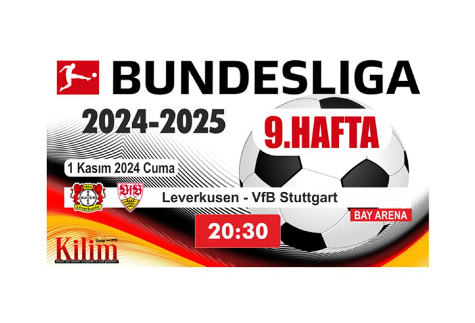 Bundesliga'nın 9. Haftası Yarın Başlıyor