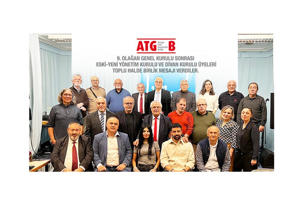 Avrupa Türk Gazeteciler Birliği’nin (ATGB) 9. Olağan Genel Kurulu Frankfurt'ta Gerçekleşti
