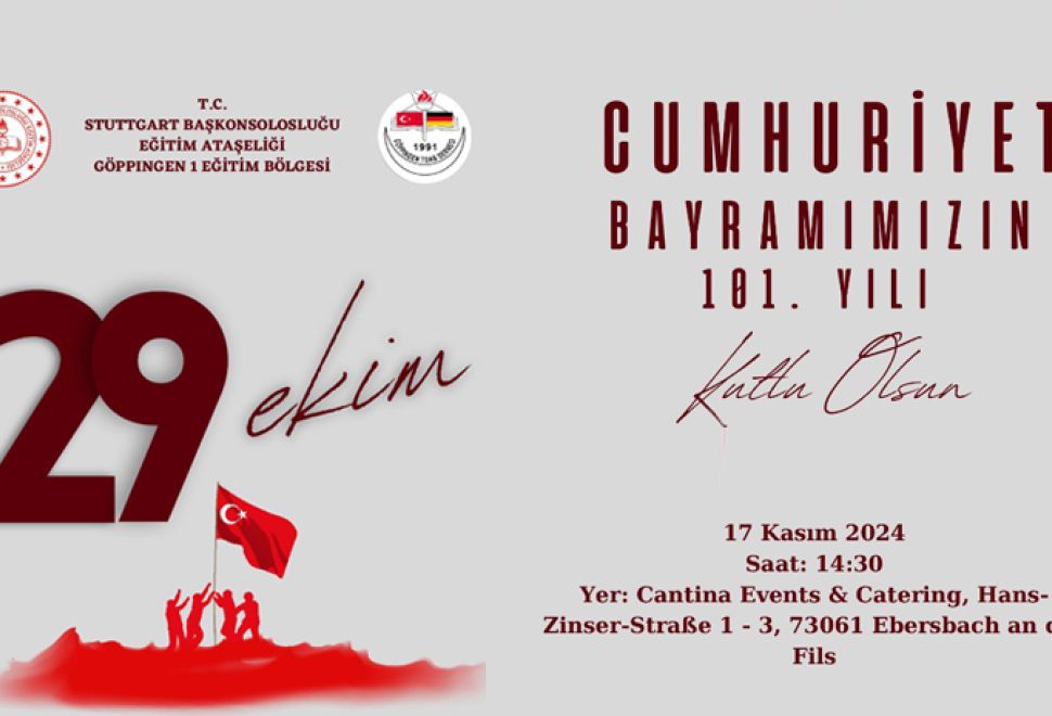 Göppingen’de Cumhuriyet Bayramı Etkinliğine Davet