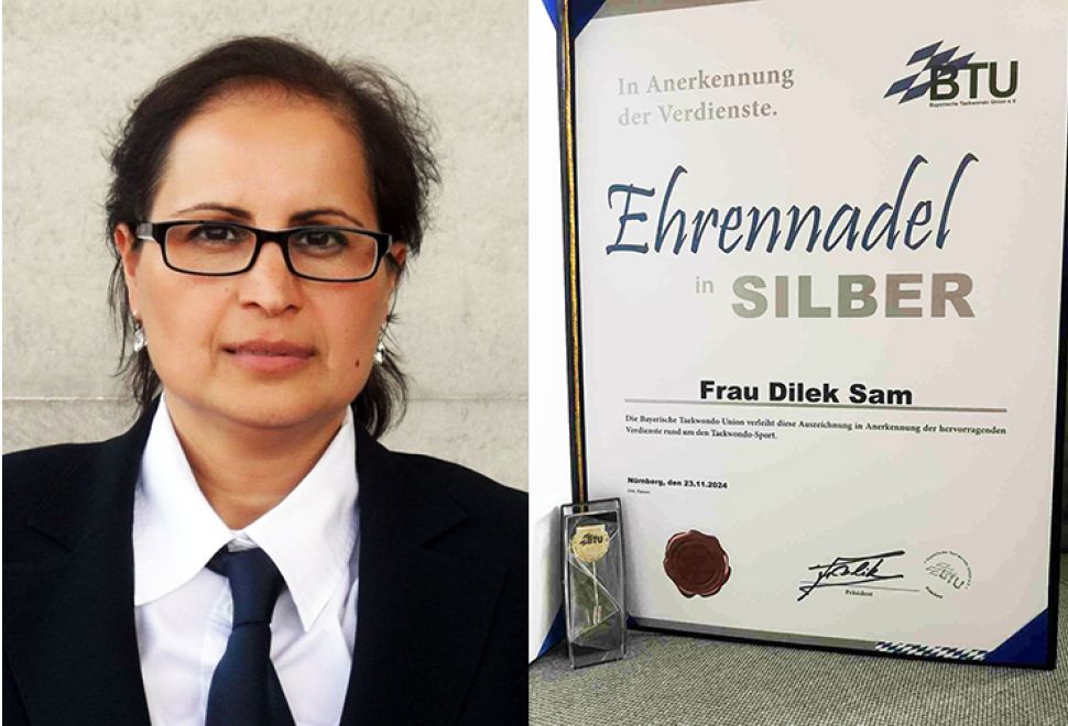 Dilek Sam’a Gümüş Madalya
