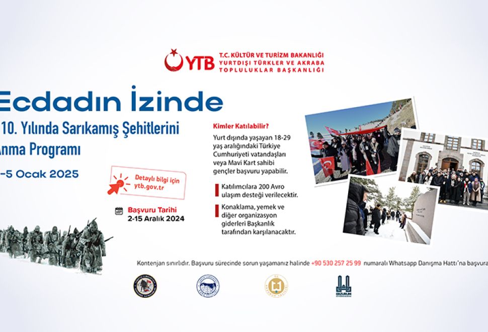 Ecdadın İzinde 110 Yılında Sarıkamış Şehitlerini Anma Programı