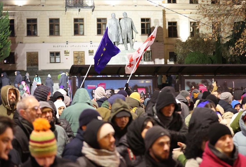 Gürcistan'da AB Yanlısı Protestolar 22. Gününde