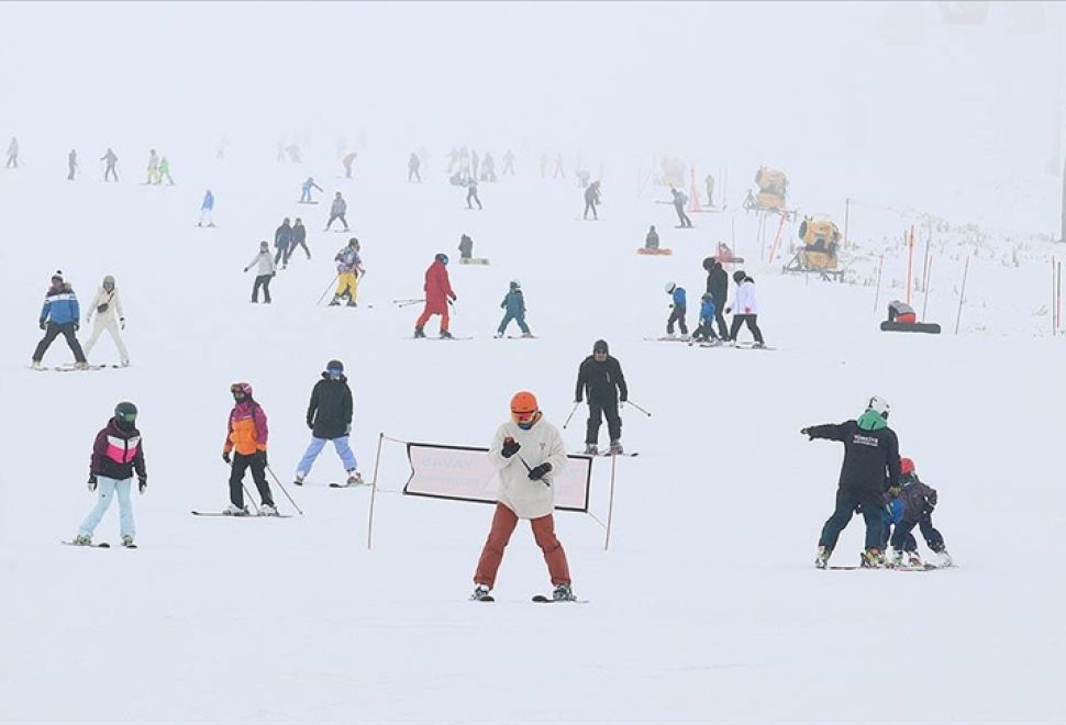 Erciyes’te Yerli ve Yabancı Turist Akını