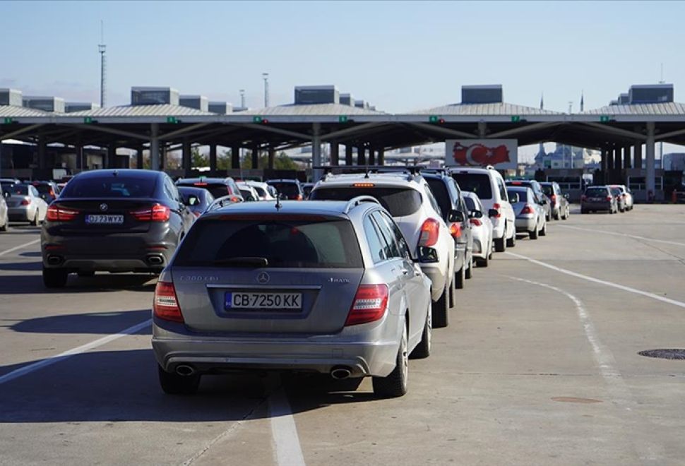 Edirne Sınır Kapılarında Yeni Yıl Yoğunluğu