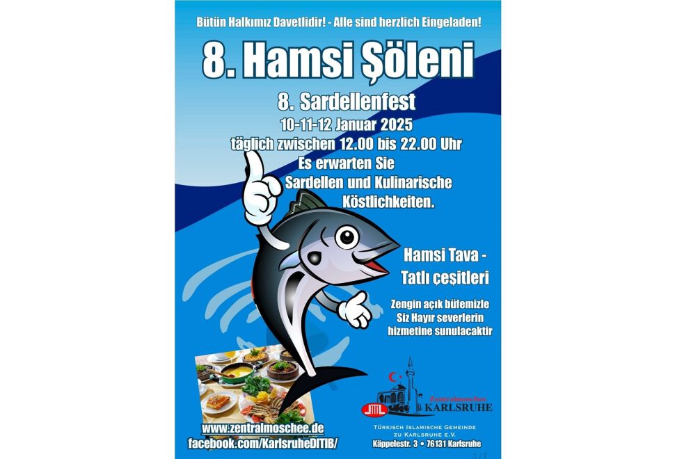 Karlsruhe'de 8. Hamsi Şöleni Başlıyor!