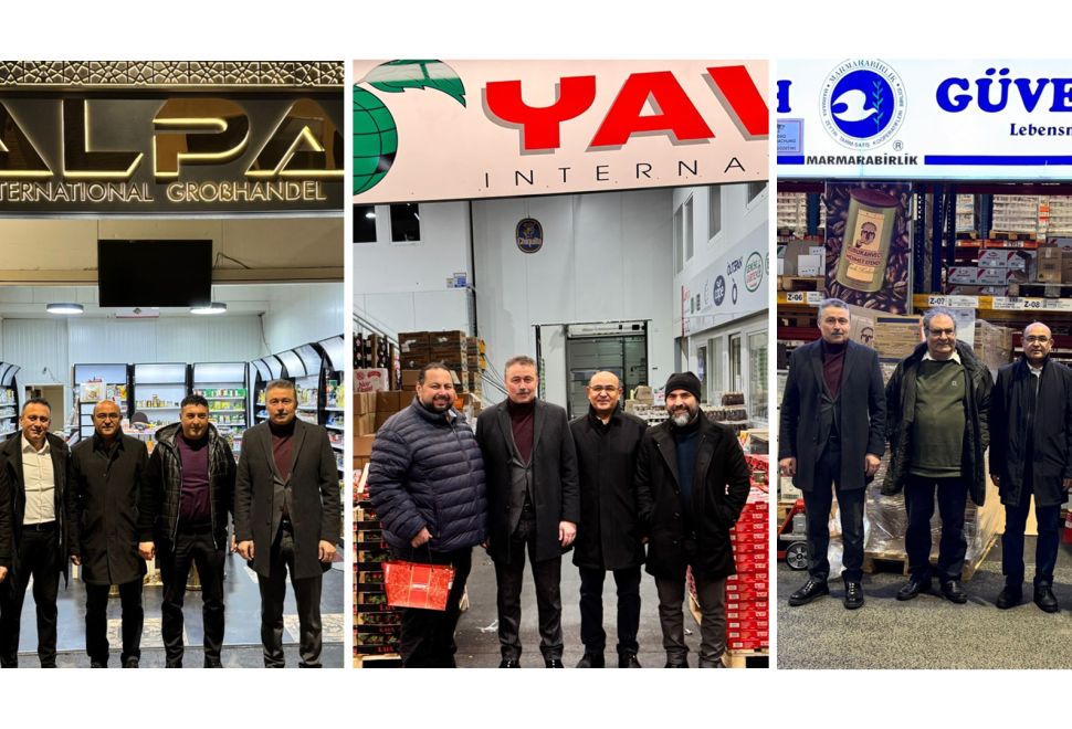 MÜSİAD Hessen’den Frankfurt Gıda Hali’ne Ziyaret