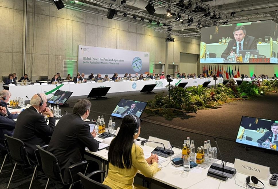 Berlin Tarım Bakanları Konferansı'nda Gıda Güvenliği ve Sürdürülebilirlik Tartışıldı
