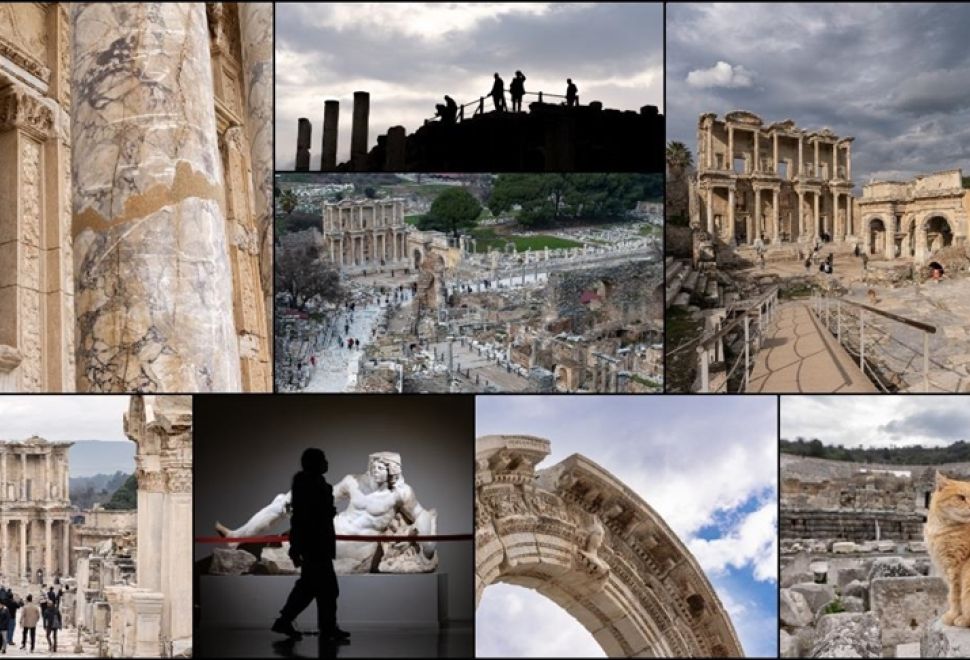 Efes Antik Kenti 2024'te Ziyaretçi Rekoru Kırdı