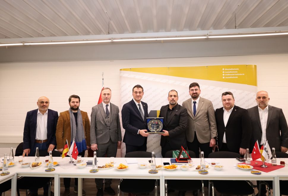 Başkan Fuat Köse, MÜSİAD Karlsruhe Başkanı Kamil Manzak’ı ziyaret etti.