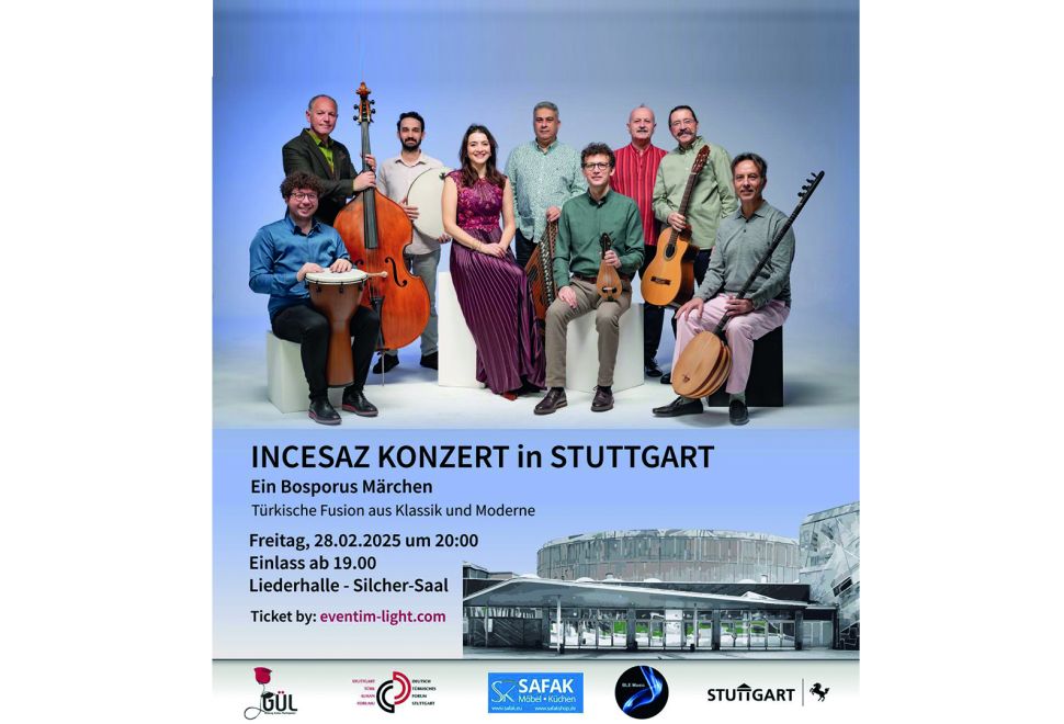 İncesaz, Stuttgart’ta Müziğiyle İstanbul'u Anlatacak!