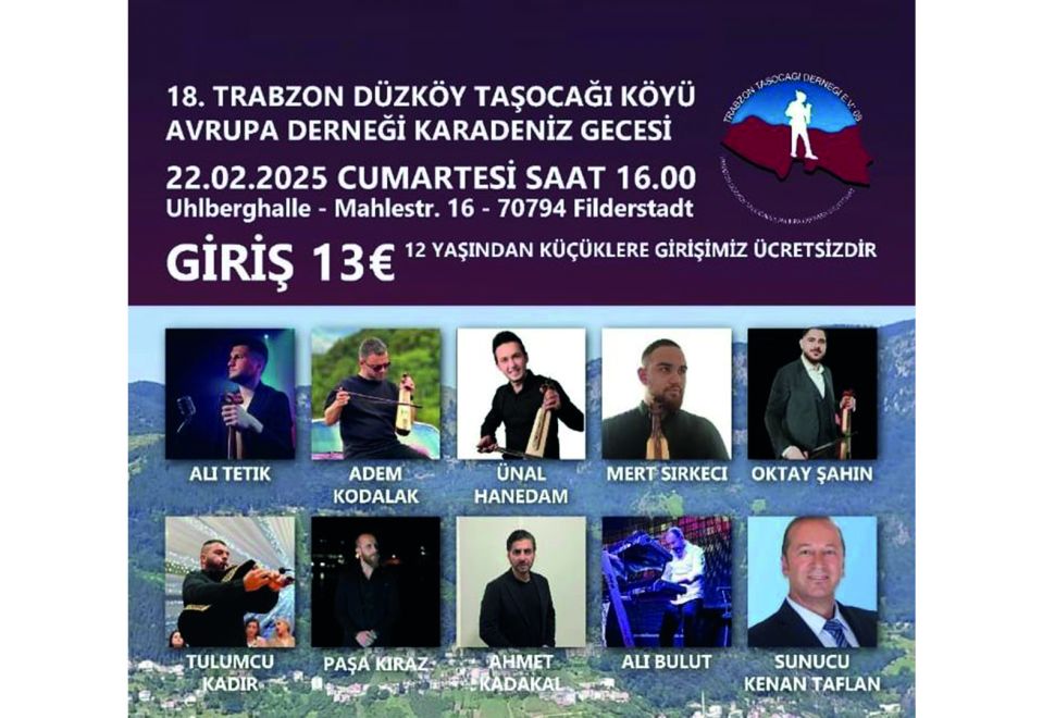 Düzköylüler Karadeniz Gecesi’nde Buluşuyor!