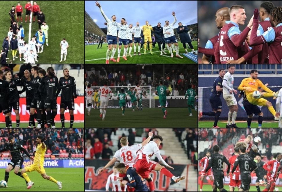 Süper Lig’de 23. Hafta, Galatasaray Zirvede, Fenerbahçe Takipte