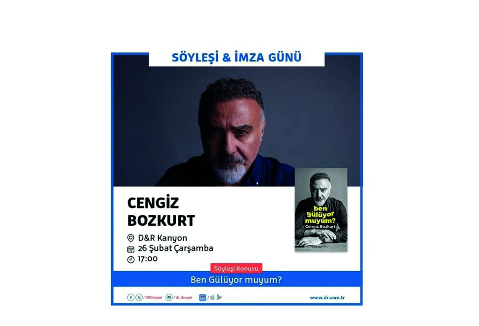 Sevilen Oyuncu Cengiz Bozkurt’un İlk Kitap Heyecanı