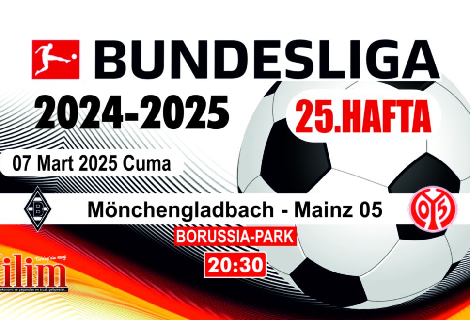 25. Hafta Heyecanı Başlıyor! Mönchengladbach, Mainz 05’i Konuk Ediyor 