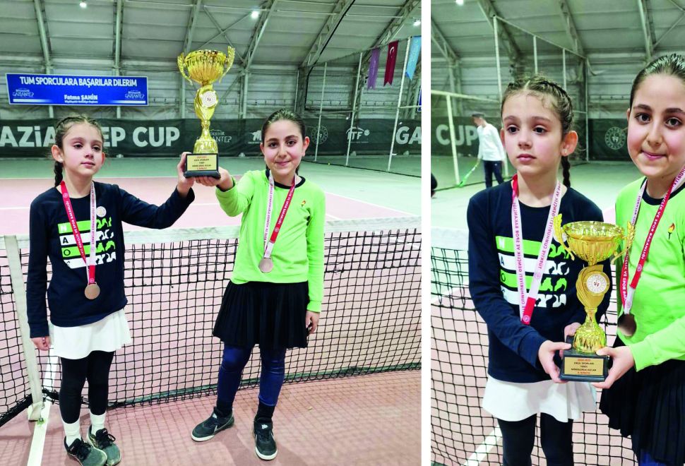Geleceğin Tenis Yıldızları Gaziantep Nesibe Aydın’da Parladı!